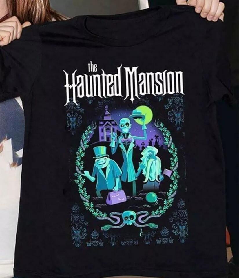 The Haunted Mansion T-Shirt Size S-5XL Unisex T-Shirt XXXL