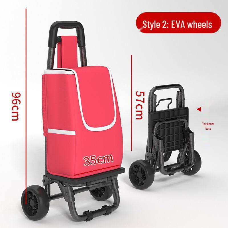 Carrello della spesa pieghevole leggero per salire le scale per la spesa