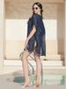 Women's Plus Size Chiffon Tassel Beach Cover-Up Dress