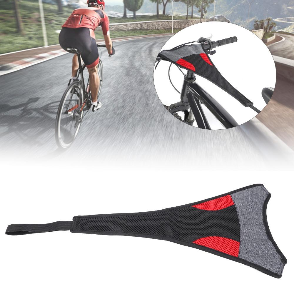 Black Red Bike Frame Sweat Guard Waterproof Denim Bike Trainer Guard For Road Bikes,Mountain Bikes