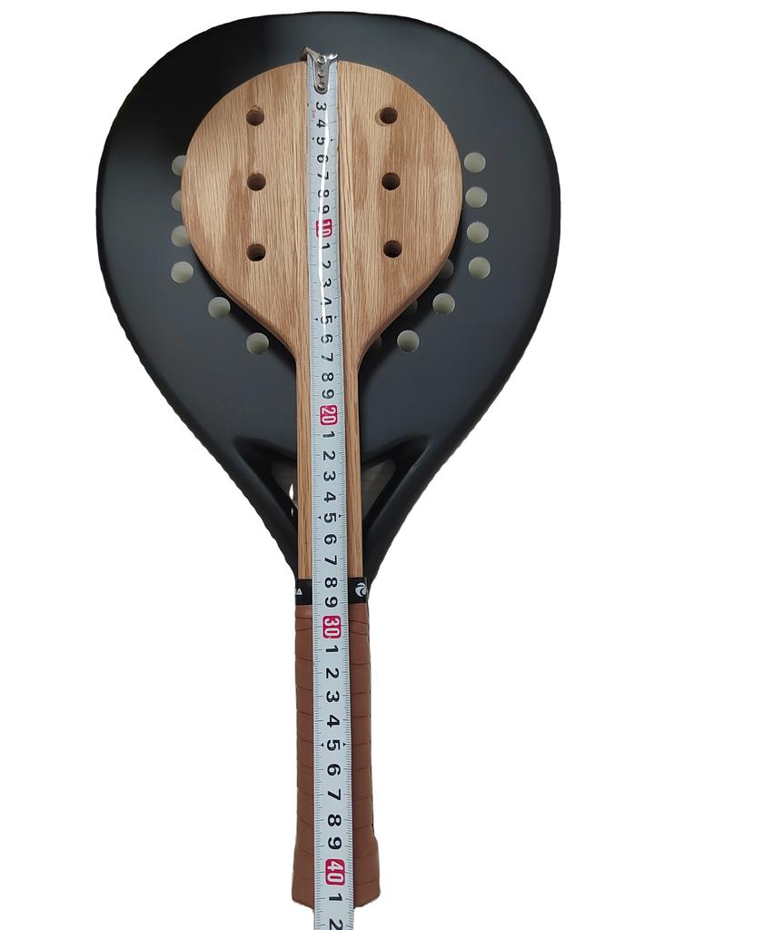Wooden Padel Sweet Spot Trainer Tennis Training Practice Racket