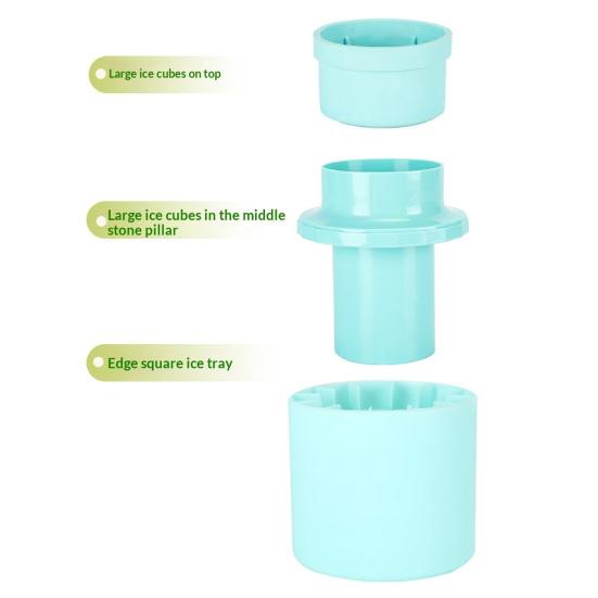 Whiskey Ice Ball Mold with Lid Food-Grade Silicone Sphere Tray for Freezer Easy-Release Leak-Proof, Stackable Dishwasher Safe Cocktail Accessory