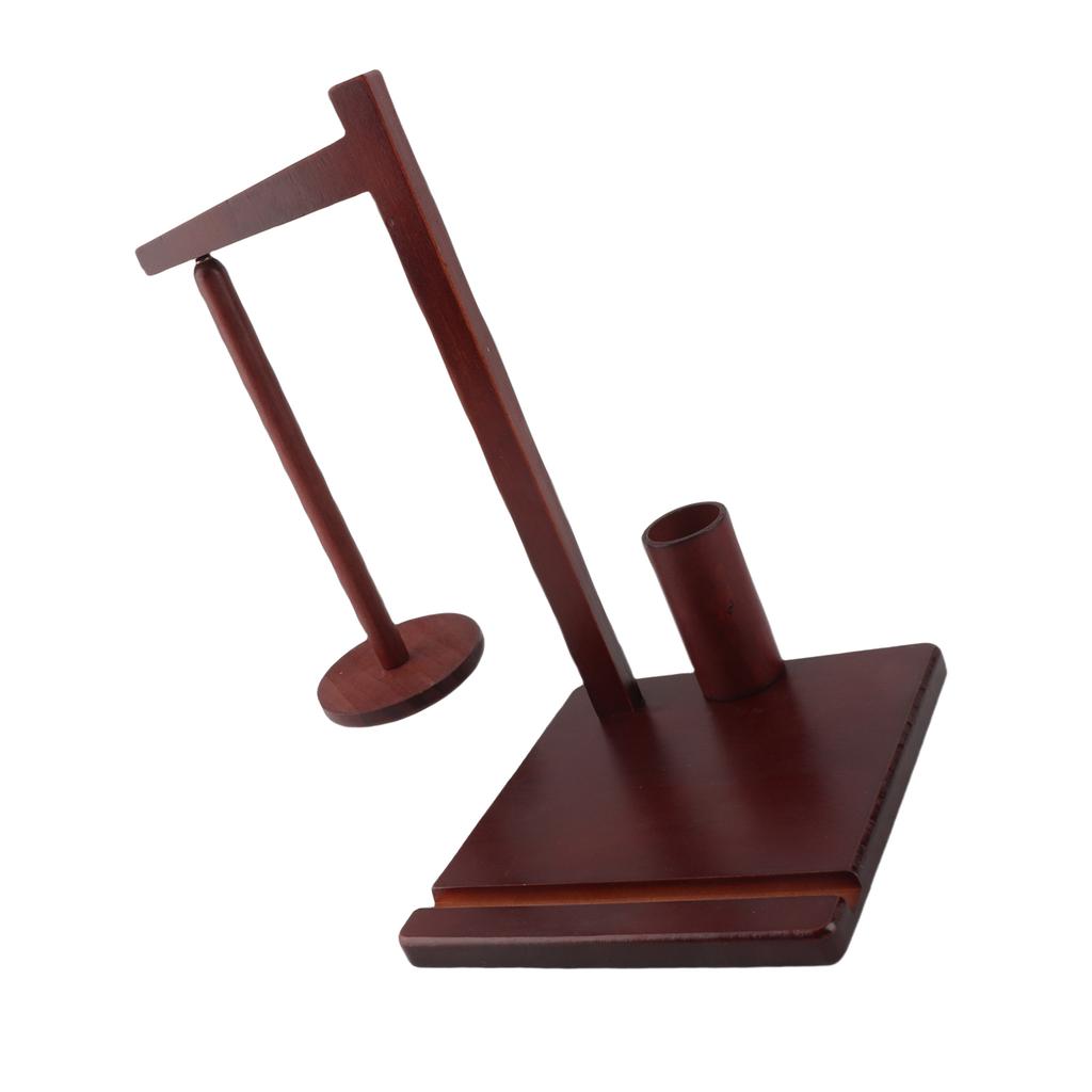 Crochet Yarn Holder   Wood Rotating Yarn   Holder   with Phone Stand for Home