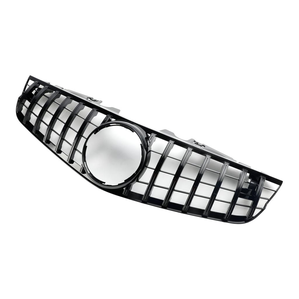 Front Bumper Upper Grill Fit Mercedes SL-Class R230 SL550 SL600 2009-2012