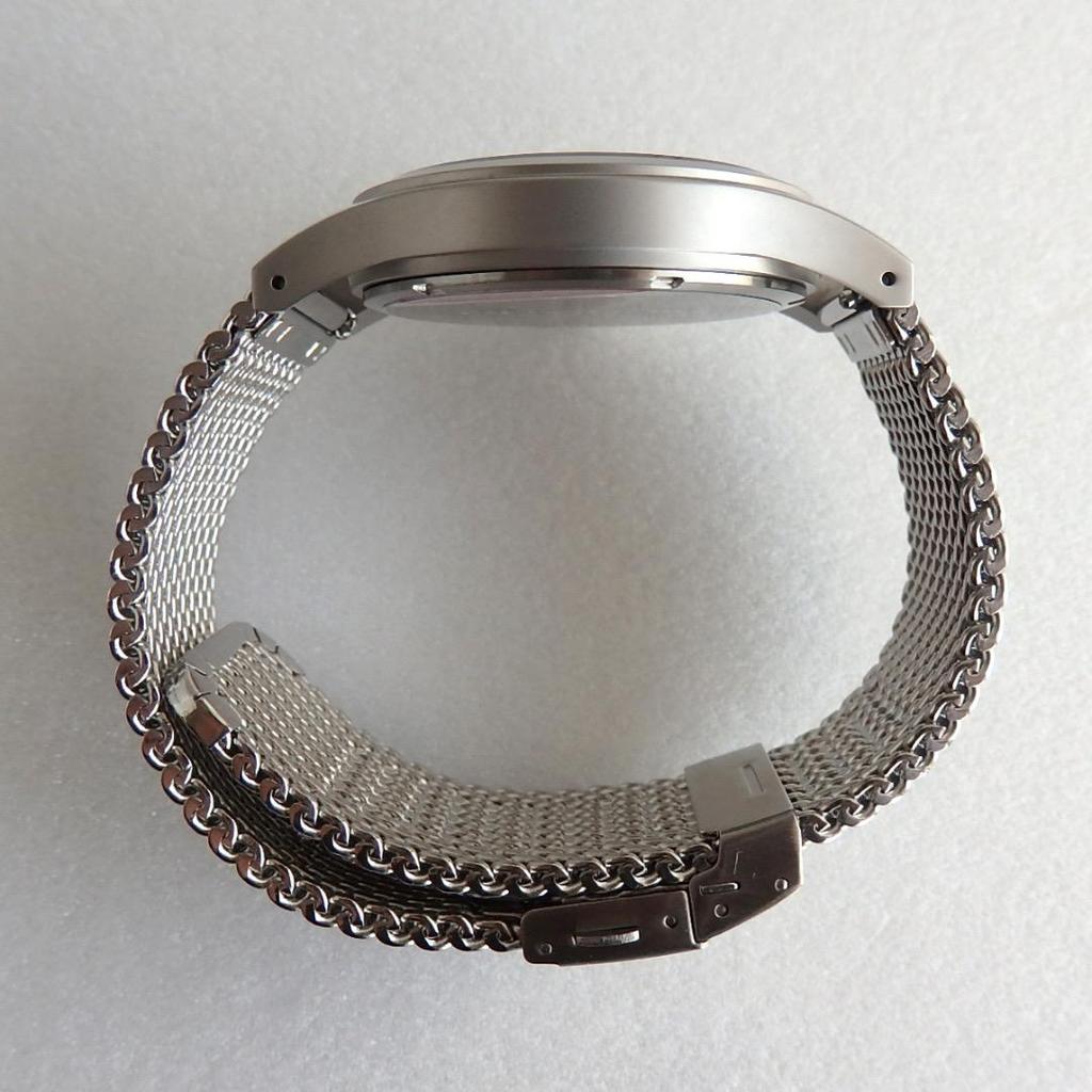 [USED] [] Military Watch with Domed Sapphire Crystal and Custom Strap, 38mm