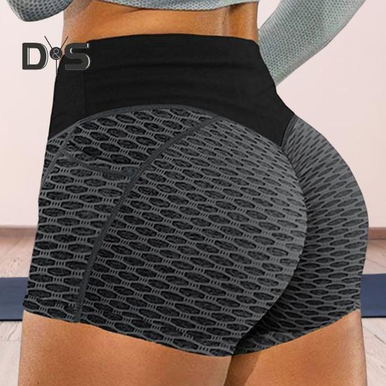 Weiche Fitness-Shorts, elastische, weiche Waben-Damen-Sommershorts