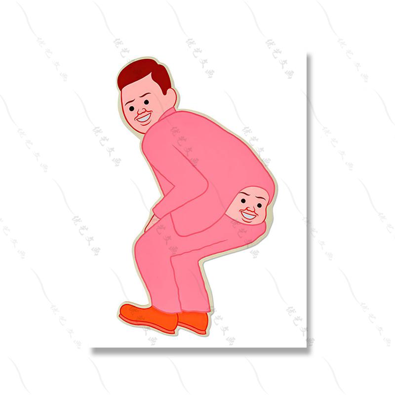David Shrigley Wall Art Print Canvas Painting Funny Man Butt Abstract Animals Nordic Poster Home Decor Pictures For Living Room