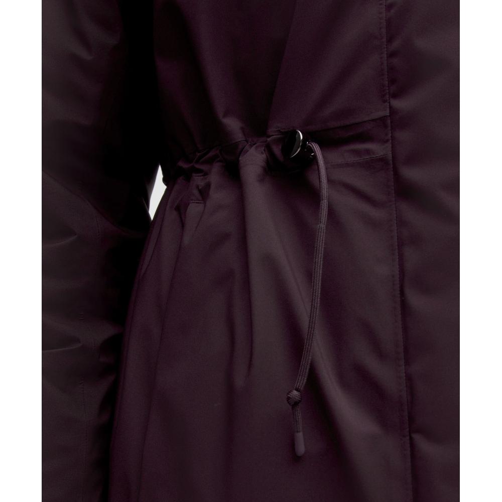 Lululemon Waterproof Insulated Cinch Waist Parka Black Plum