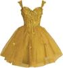 Suspender Formal Banquet Evening Dress New Row Flower Engagement Dinner Formal Banquet Evening Dress Dress Women