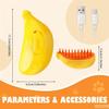 3-in-1 Steam Brush for Cats and Dogs with Essential Cleaner Dog Cat Steamy Brush Steam Brush Electric Sprayer for Massage Pet