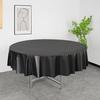 8 Pcs Thickened Table Cover Simple Style Pure Color Round Shape Anti-Slip Easy
