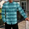 Men's Basic Long Sleeve Shirt with Two Pockets