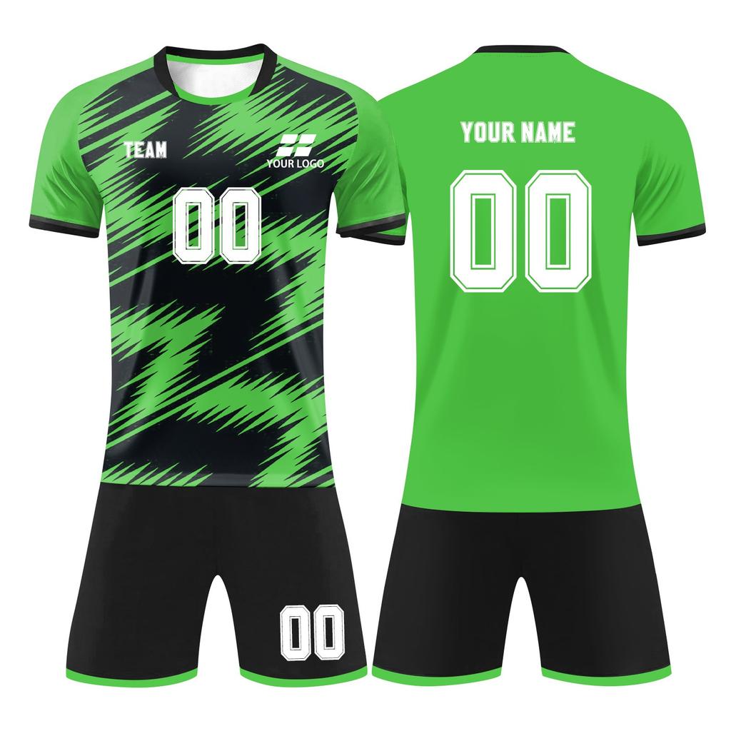 Personalizovaná sada košil Pánská Dívčí s číslem jména Vlastní fotbalové dresy pro chlapce tréninkový oblek