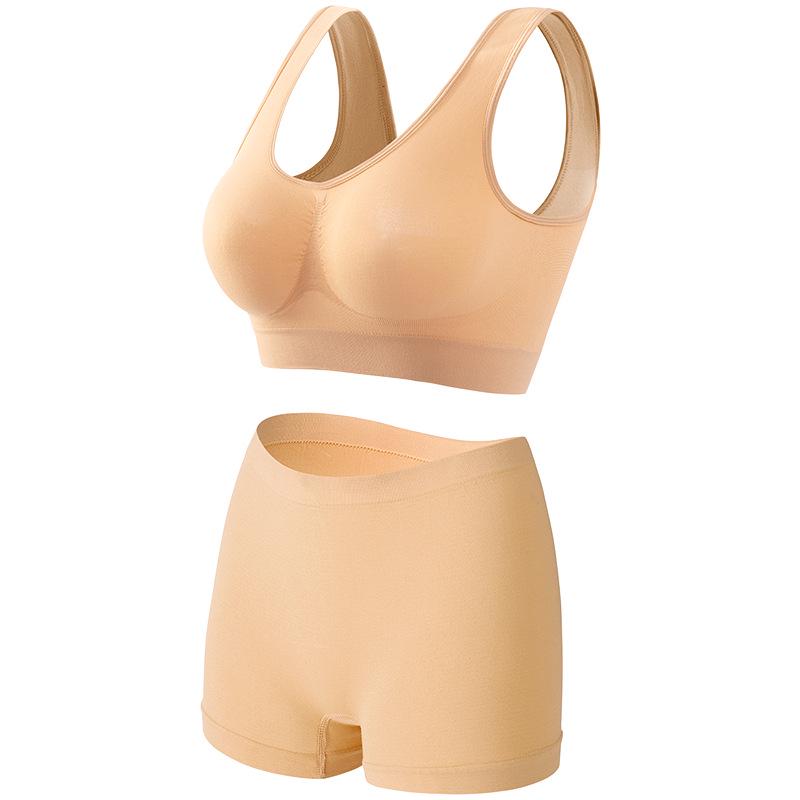 Plus Size Women's Wire-Free Sports Vest with Anti-Shock and Side Bust Control