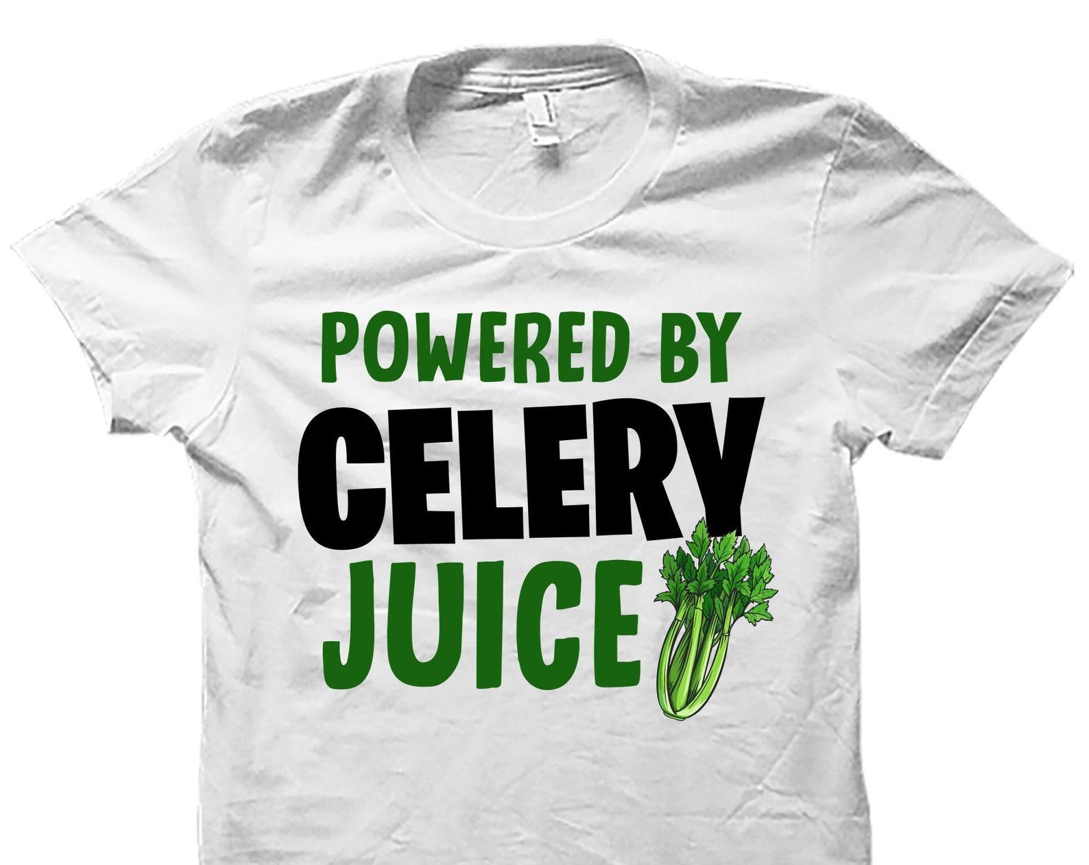 Celery Shirt. Celery Gift. Vegan Shirt. Celery Lover Gift. Cleansing Shirt. Juicing Shirt. Green Juice Shirt. Vegetable Shirt. #OS5387 M