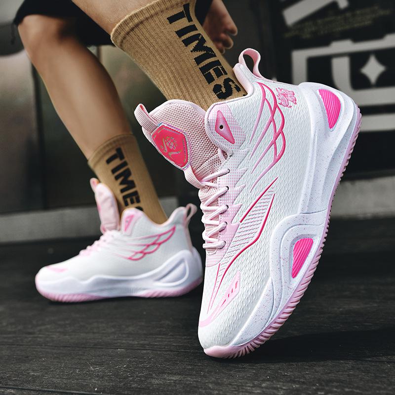 Męskie antypoślizgowe, odporne na ścieranie buty do koszykówki dla młodzieży i studentów