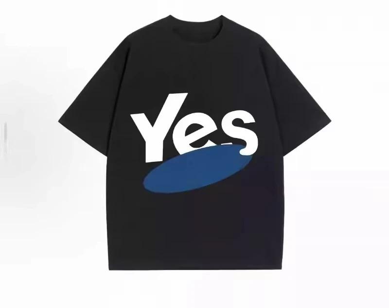 

2025 Summer new trendy pattern printed cotton T-shirt loose couple short-sleeved fashionable Cotton Best Selling Round Neck soft 4XL