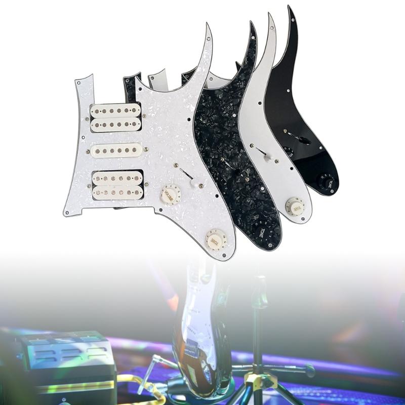Elektrische Gitarre Board Pickguard Tonabnehmer mit HSH Pickup Bestückt Vorverkabelt für Ersatzteile Gitarrenspiel Zubehör