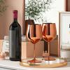 500Ml Stainless Steel Goblet Red Wine Cocktail Glass Unbreakable Metal Tall Champagne Glass Bar Ktv European Style Goblet Glass