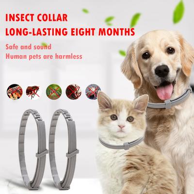 Flea Collar For Dogs and Cats Adjustable Collar Pet In Vitro Deworming Ring Flea Collar Anti-mosquito Insect Repellent Collars