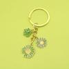 Stylish Forest Daisy Drip Oil Alloy Pendant Earrings