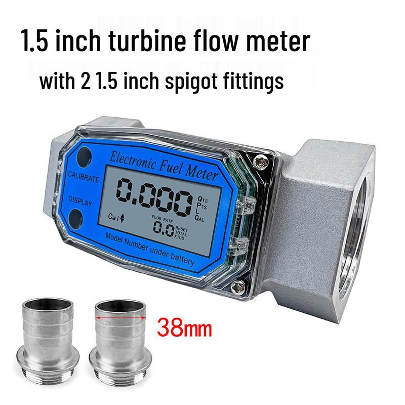 

Aokewen 1.5-inch Digital Liquid Turbine Flow Meter