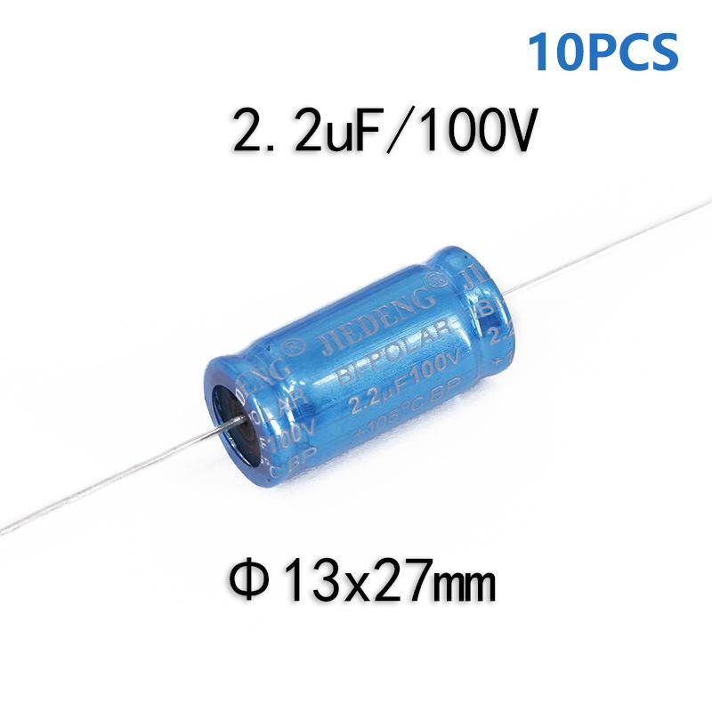 10Pcs Audio Capacitor Mkp Frequency Divider Crossover Non-Polarity Capacitor 100V 10Uf 3.3Uf 2.2Uf 22Uf 1.5Uf 4.7Uf 1.5Uf 15Uf