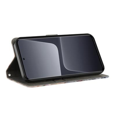 Pentru Xiaomi Redmi Note 13 4G Husă Portofel pentru Telefon Anti-Cădere Imprimare Model 3D Piele Husă Flip