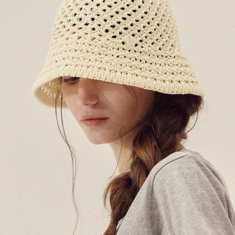 Marchen Mellow crochet bucket hat_6color