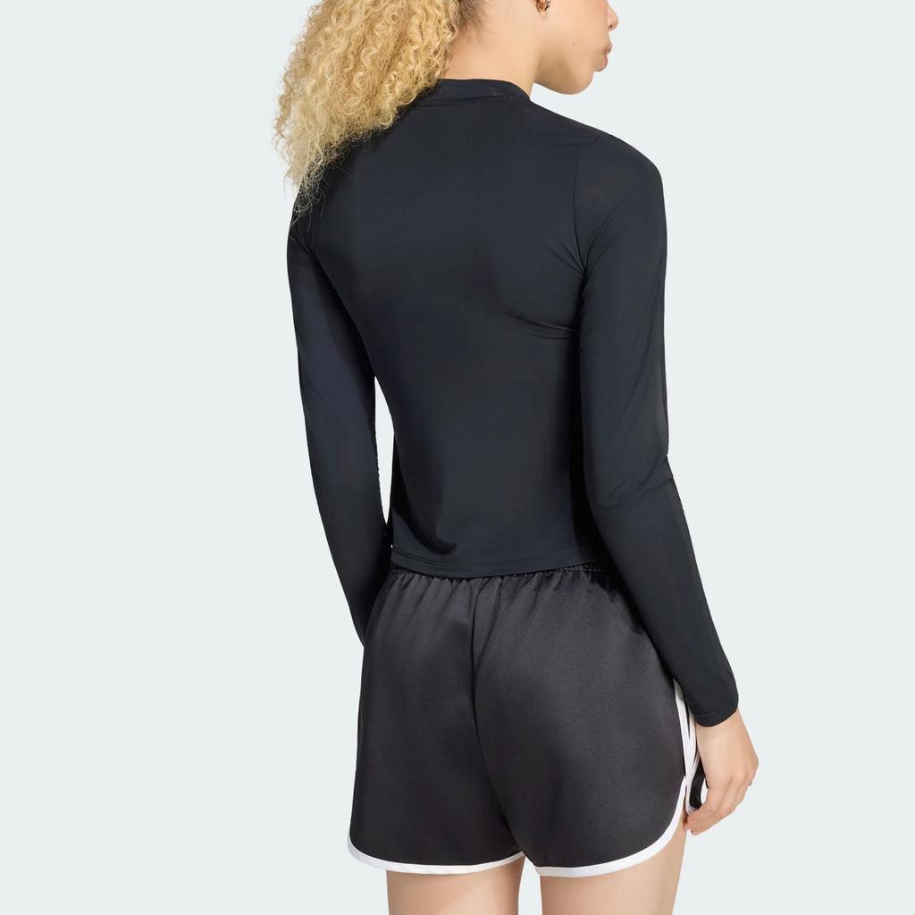 Women's Adidas Originals X Jennie T Shirts Unisex Black Crew Neck Thin