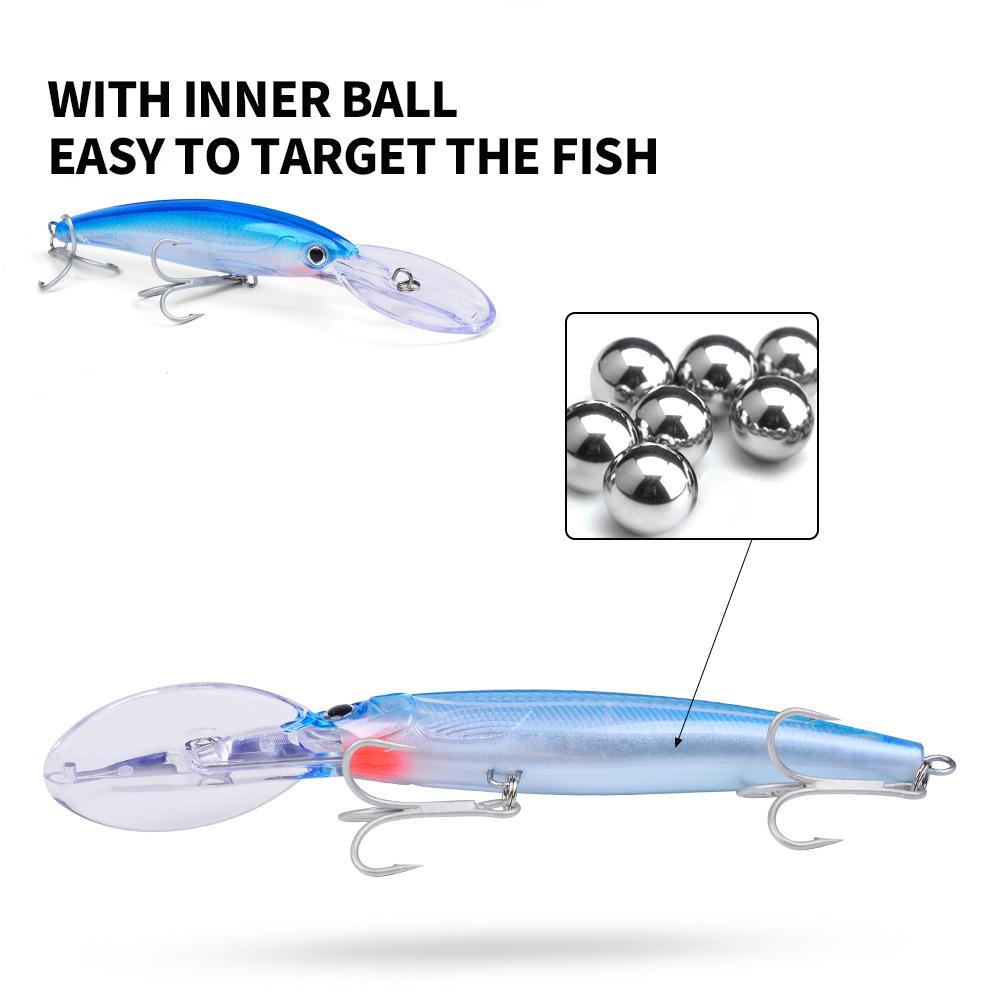 Long Throw Rice Nuolure Bait 17cm/19.5cm/22.5cm Sea Fishing Mackerel Golden Spear Bait Biomimetic False Bait