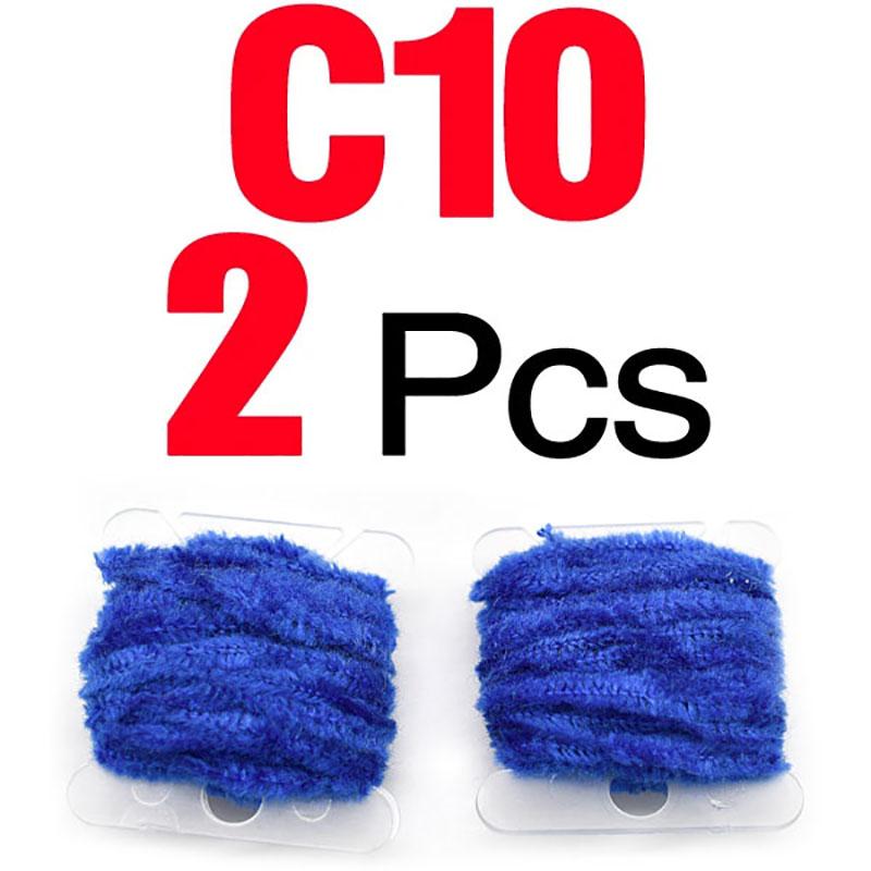 MNFT 2 Cards Woolly Bugger Tinsel Chenille - Hareline Fly Tying Material