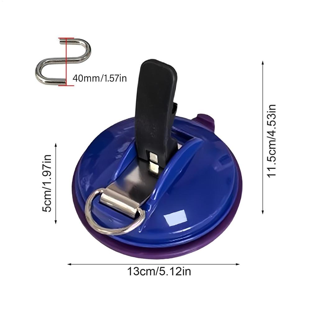 Heavy Duty Suction Cups Strong Vacuum Suction Cups Tie Downs Strong Adhesion Tie Down Clips For RV Van Car Awning SUV Tent Truck