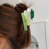 Korean Style Acetic Acid Hair Claw Waterproof Acrylic Hair Accessories Fruit Shark Clip  Spring