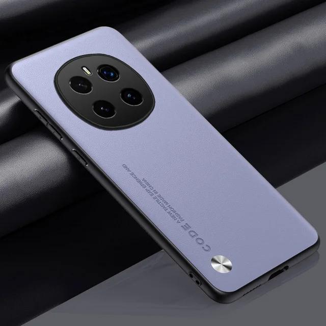Plain Leather Case For Honor Magic 7 Pro Magic7  Camera Protect Cover For Honor Magic 7