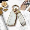 Luxurious Golden Edge Remote Key Case Full Cover For Volkswagen VW Golf 8 Mk8 For Skoda Octavia A8 For Seat Leon Car