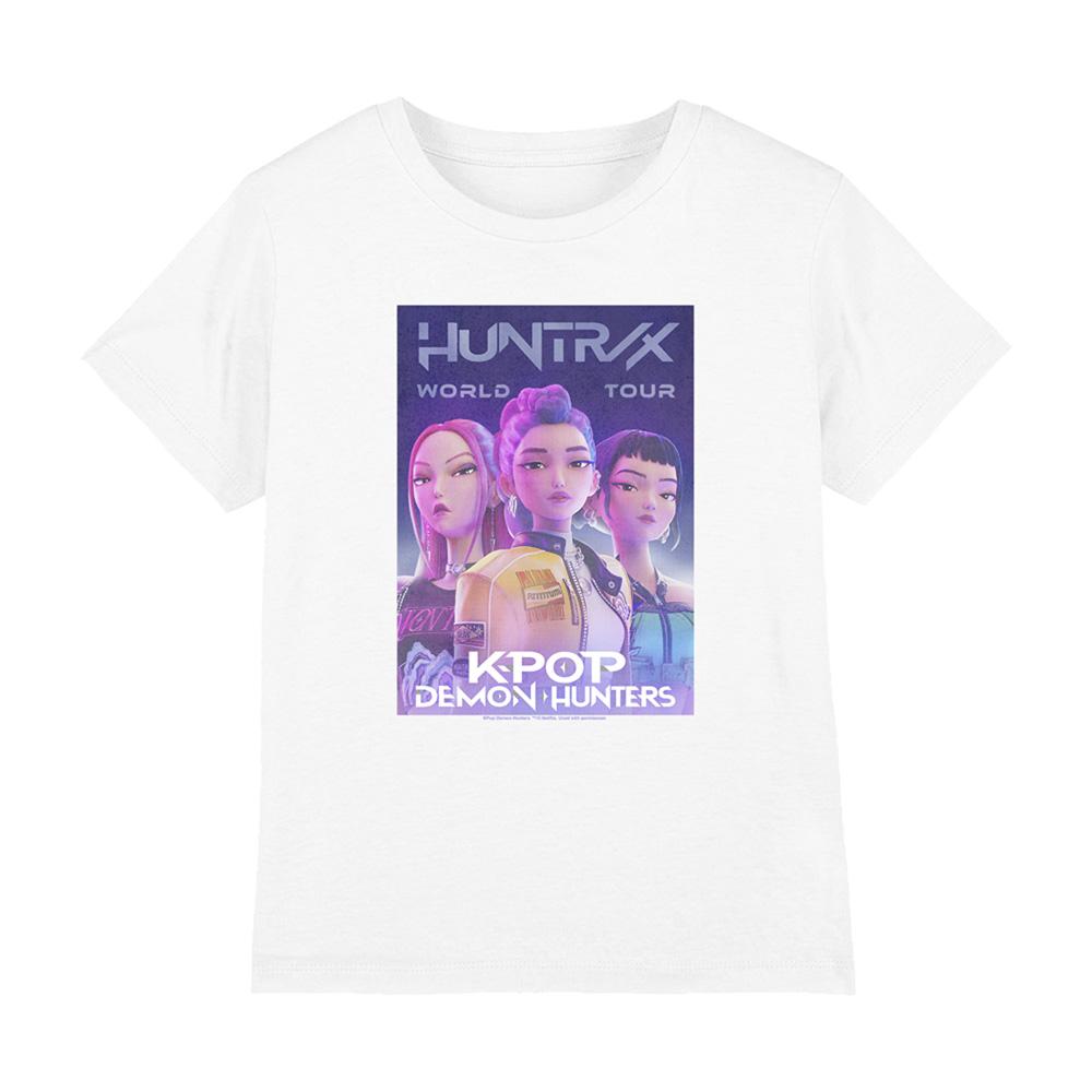 K-Pop Demon Hunters Childrens/Kids World Tour Huntr/X T-Shirt