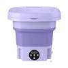 Portable Foldable Mini Washing Machine for Babies And Children Socks Underwear 8L Small Automatic Modes Laundry Clothes Bucket