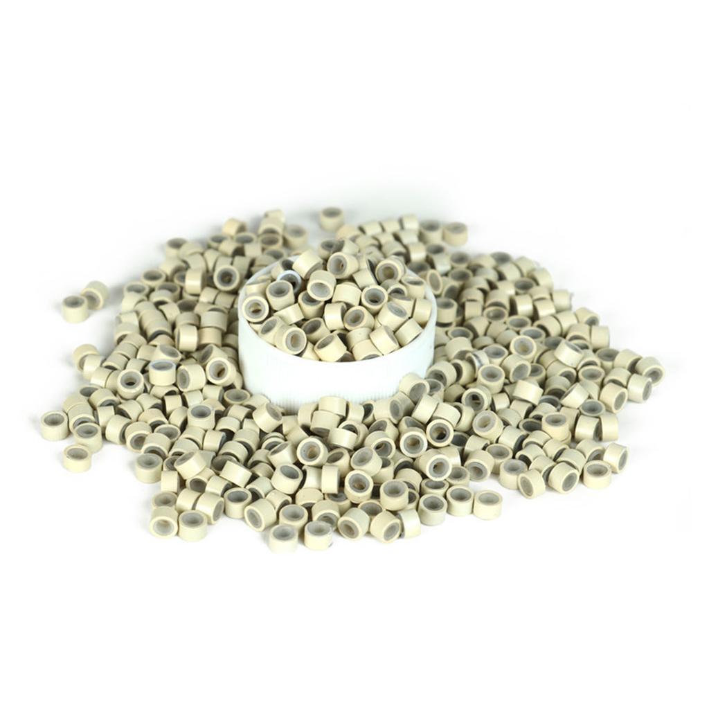 500pcs Hair Extension Silicone Rings Double Layers Firmly Clamp Micro Link Beads for Hair Salon (13)