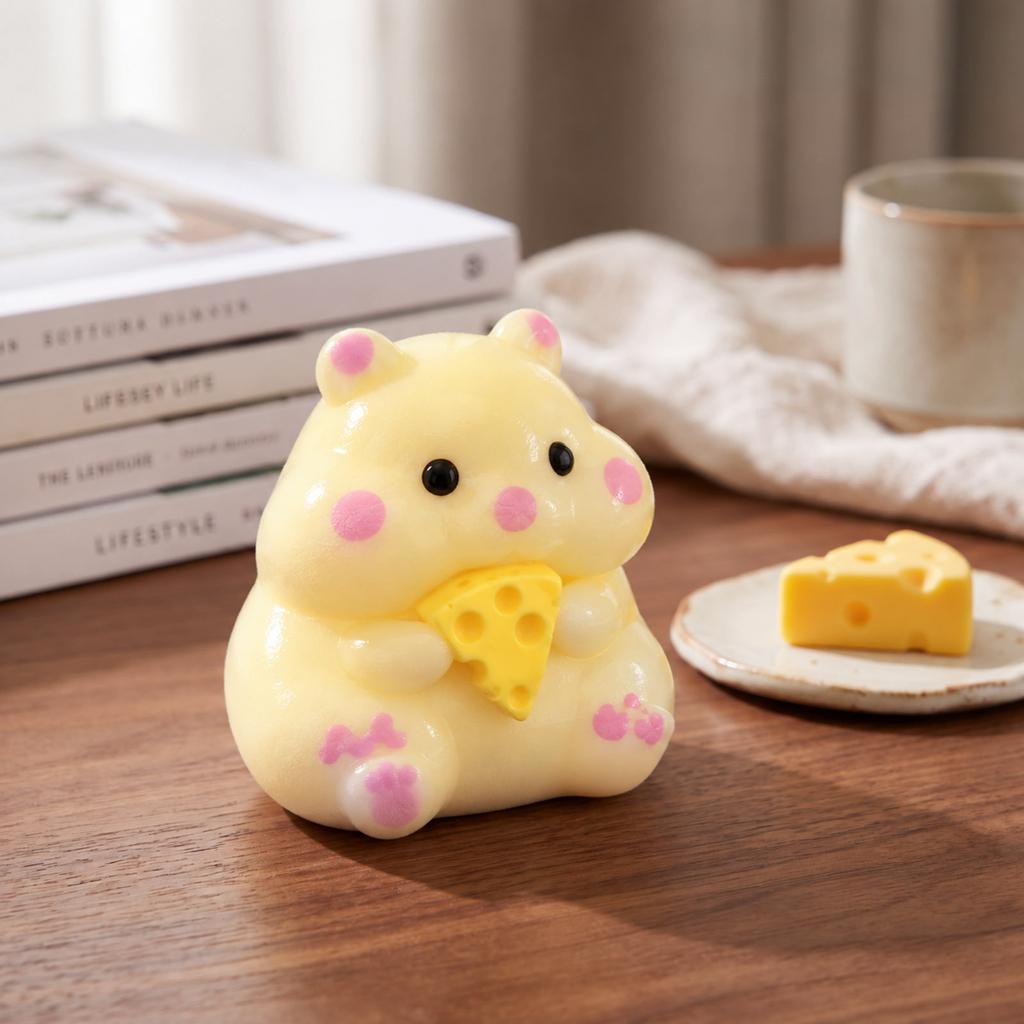 Realistic Hamster Toy Stress Sensory Toy for Adults Kids