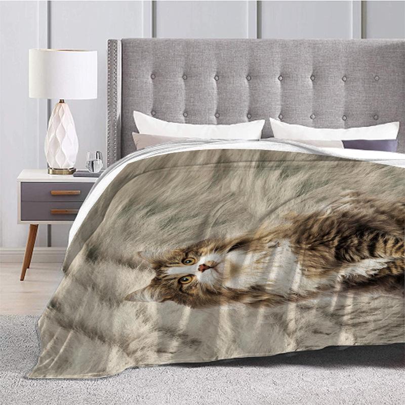 Small Animal Cartoon Flannel Blanket