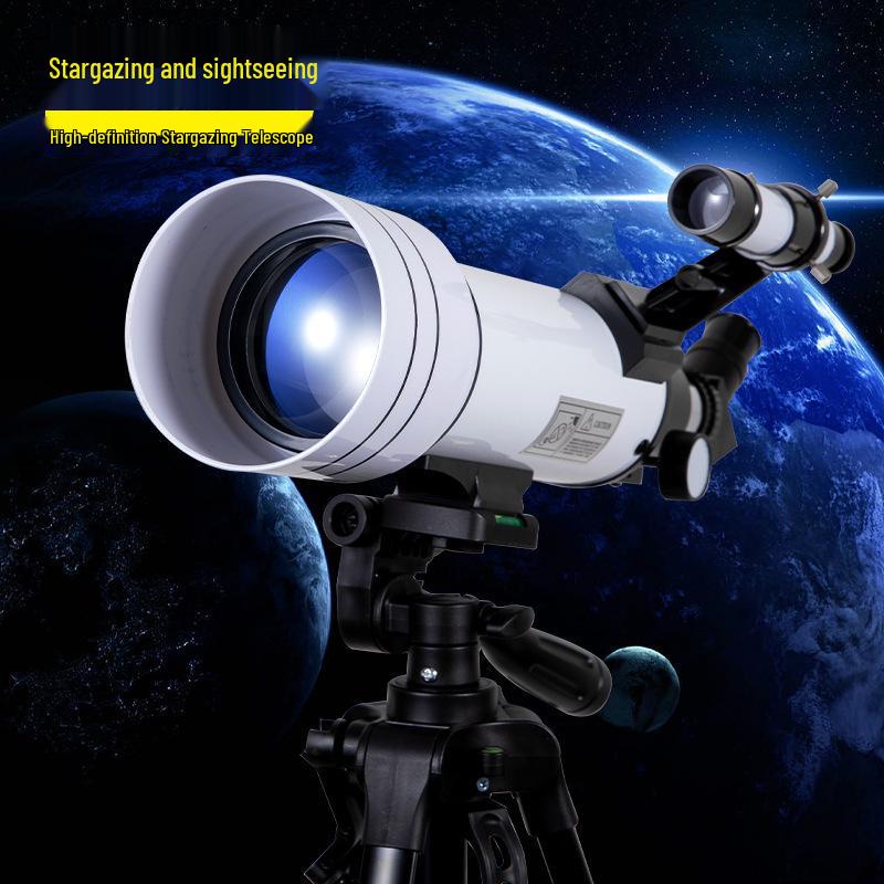 Professional High Power Astronomical Telescope with Large Aperture - Ideal for Stargazing and Children's Outdoor Adventures