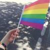 Duhová vlajka do ruky Lesba Gay Bisexuál Transgender LGBT Pride Vlajka 14x21cm Měsíc hrdosti