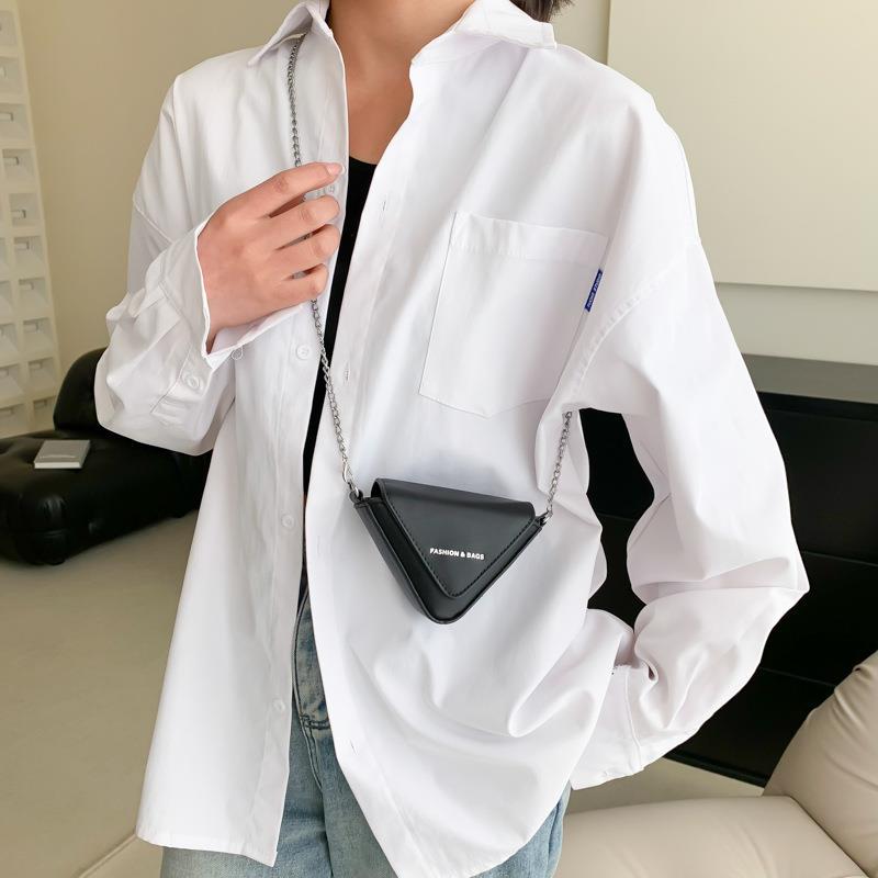 Personalized bag women's 2025 new fashion chain mini lipstick bag niche spice girl wind shoulder messenger bag