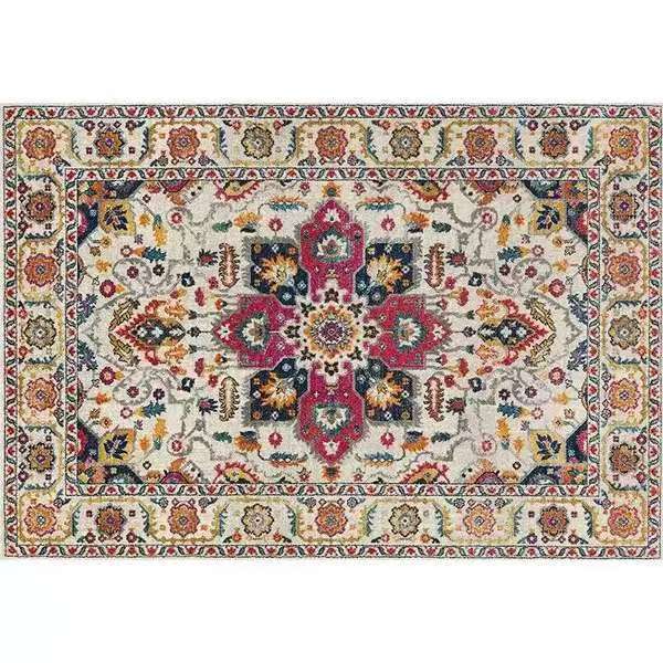 Vintage Living Room Carpet Ethnic Style Bedroom Bedside Carpet Persian Coffee Table Mat