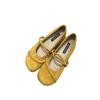 Round Head Retro Soft-soled Mary Jane Shoes Women's College Style Spring Elegant Mori Flat-soled Single Shoes Ballet Grandma Shoes