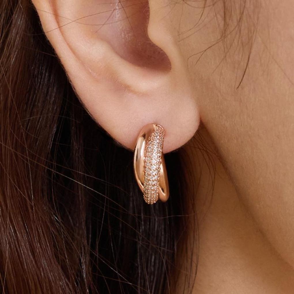 [LsSHOP] 14K Arte Earrings (Gold Plated)_LJ5196BRE