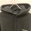 BALENCIAGA 570811 TJV85 Cotton BB Logo Embroidered Sweatshirt Hoodie Pullover tops S blackUsed