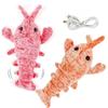 Simulation Jumping Shrimp Plush Electric Pet Toys Dancing Moving Dogs Interactive Toys  Small Dogs