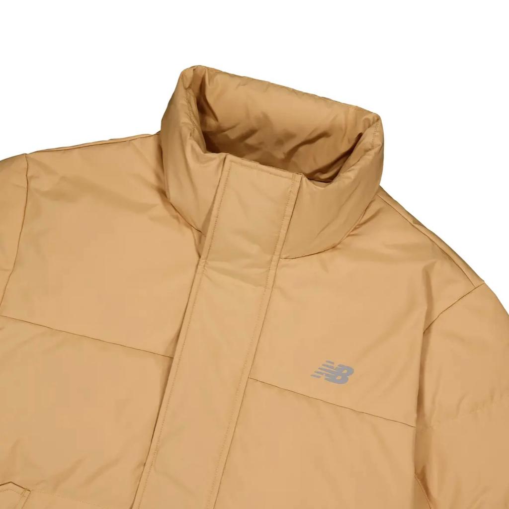 New Balance Down Jackets Unisex Yellow Stand Collar Moderate AMJ33340-DLC